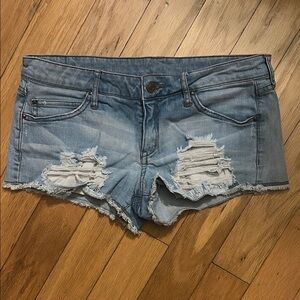 Distressed Denim Women's Shorts